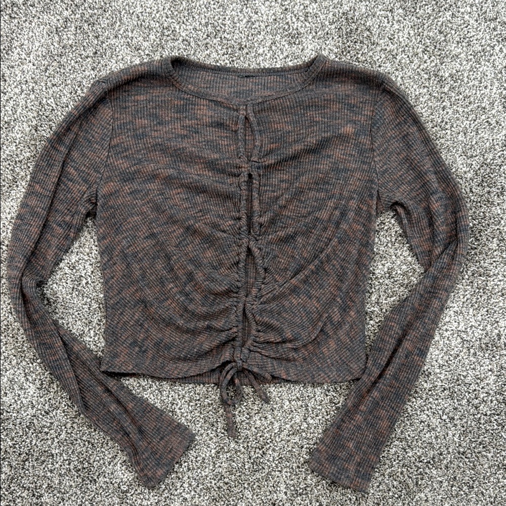 Wild Fable Ruched Cut-Out Top ~ Women’s Size Small